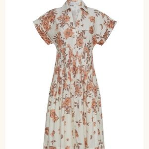 Cara Cara Nash Dress Color: Farfella Border Egret